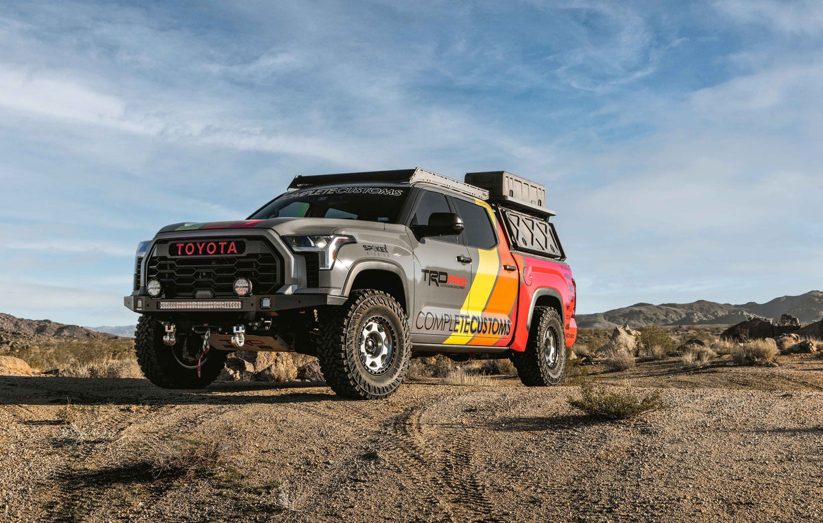 Black Rhino BR018 Voyager Silver Machined with M-Black Lip on a Toyota Tundra