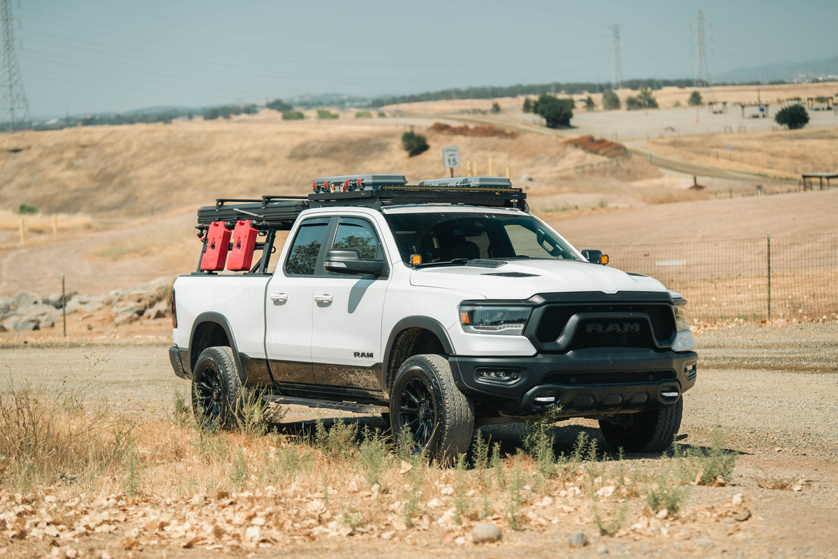 Black Rhino BR020 Diamondback Matte Black on a RAM 1500 Rebel