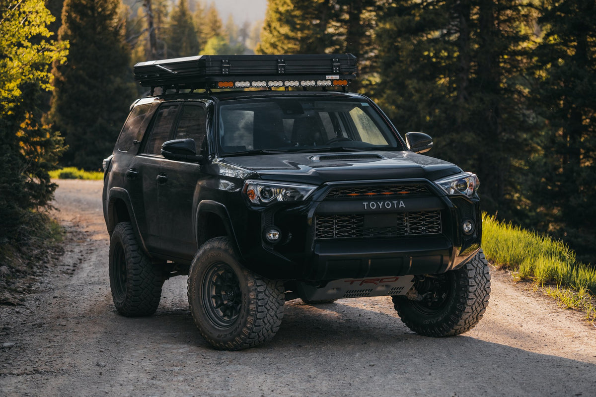 Black Rhino BR021 Mondo Matte Black with Gloss Black Lip on a Toyota 4Runner