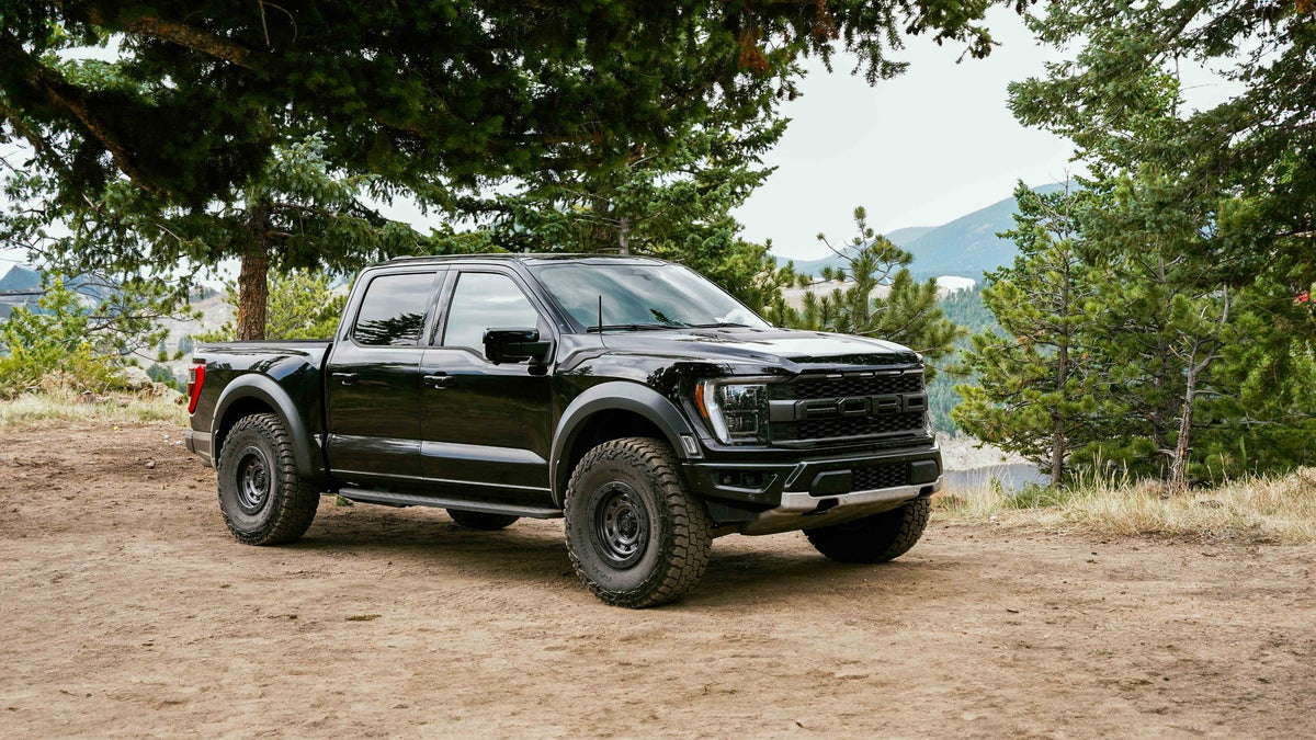 Black Rhino BR023 Xplorer Matte Gunmetal with Matte Black Lip on a 2024 Ford F150 Raptor