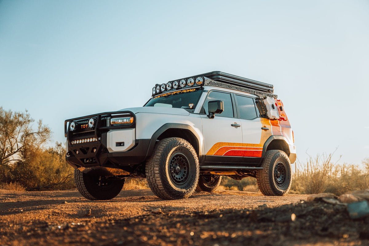 Black Rhino BR024 Awol Matte Black on a Toyota Land Cruiser
