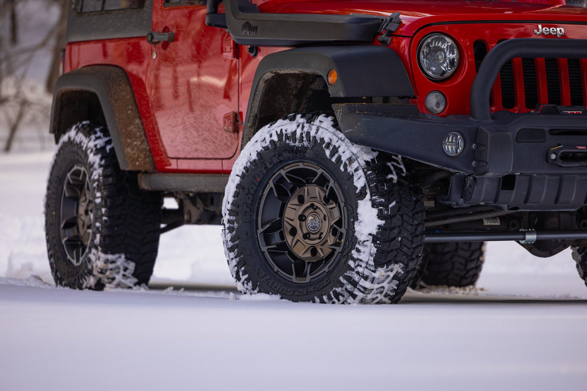 Black Rhino BR028 Guard Burnt Bronze with Matte Black Lip on a Jeep Wrangler
