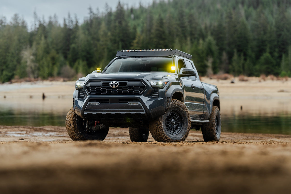 Black Rhino BR030 Taleo Matte Black on a Toyota Tacoma