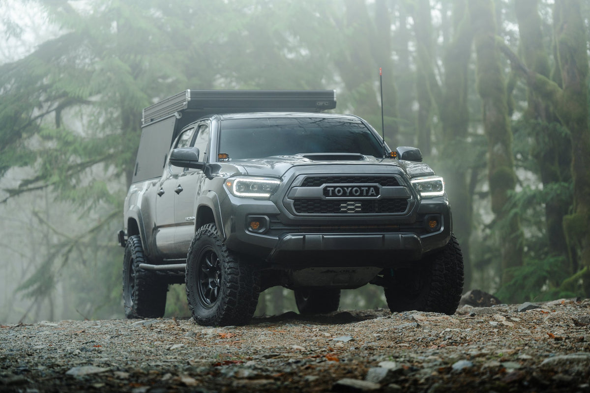 Black Rhino BR038 Ronin Matte Black on a 2019 Toyota Tacoma