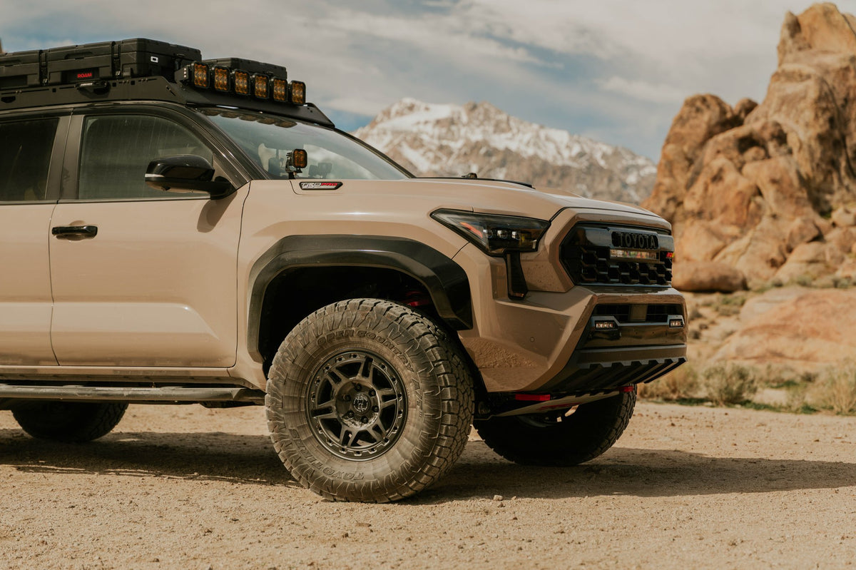 Black Rhino BR039 Vanguard Matte Black on a 2025 Toyota Tacoma