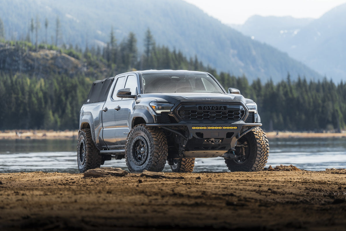 Black Rhino BR200 Echo Trail Lock Beadlock Matte Black on a 2025 Toyota Tacoma