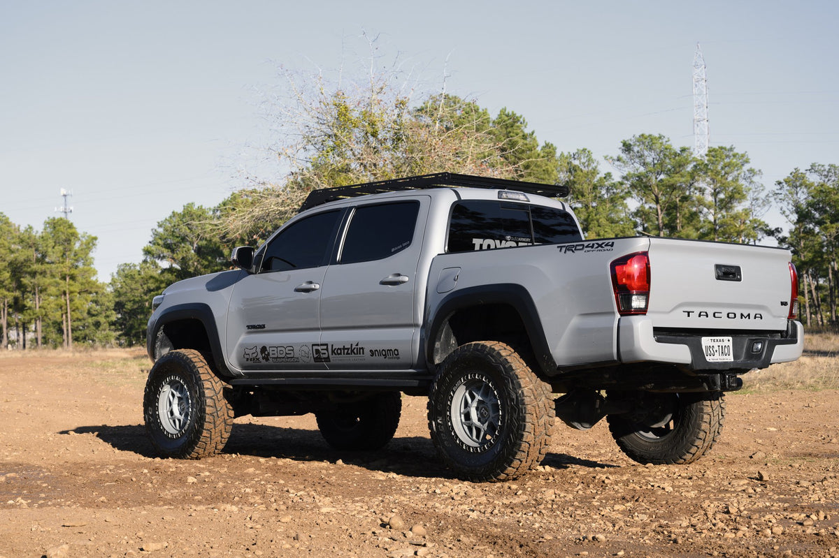 Black Rhino Kelso Battleship Gray with Black Ring on a 2017 Toyota Tacoma