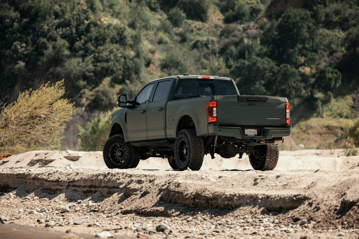 Black Rhino Legion Matte Black Gray Tint on a 2021 Ford F250 Super Duty