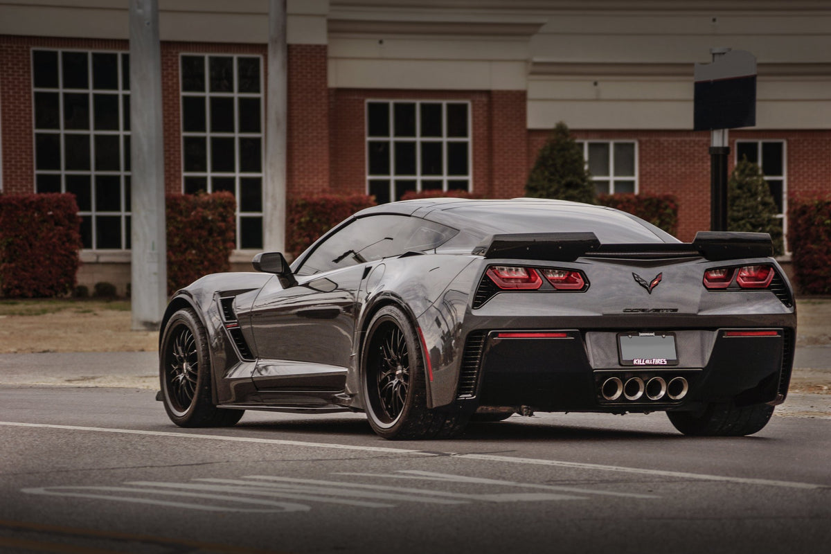Cray Eagle Matte Black on a 2017 Corvette C7 Grand Sport