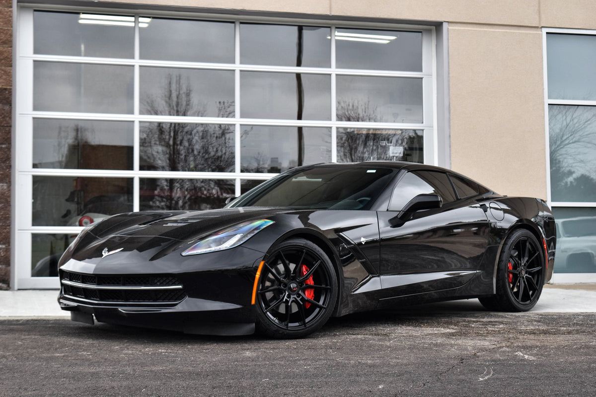 Cray Spider Matte Black on a 2018 Chevy Corvette C7