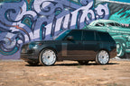 DUB DC271 Cheef Silver Machined on a Range Rover