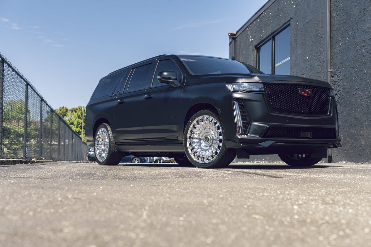 DUB DC272 Honcho Chrome on a Cadillac Escalade
