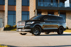 DUB DC275 Blaze Gloss Black with Machined Face on a 2024 Lincoln Navigator