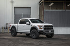 Fuel Off-Road D680 Rebel Matte Gunmetal Black Bead Ring on a Ford Raptor