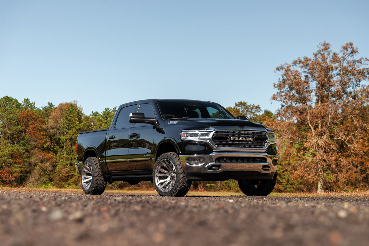 Fuel Off-Road D693 Blitz Platinum on a RAM 1500