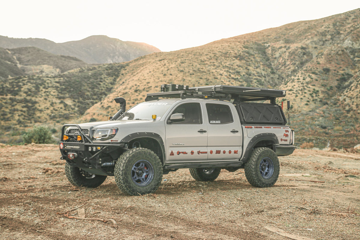 Fuel Off-Road D802 Oxide Dark Blue on a Toyota Tacoma