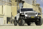 Fuel Off-Road D841 Runner OR Bronze with Black Ring on a Jeep Gladiator