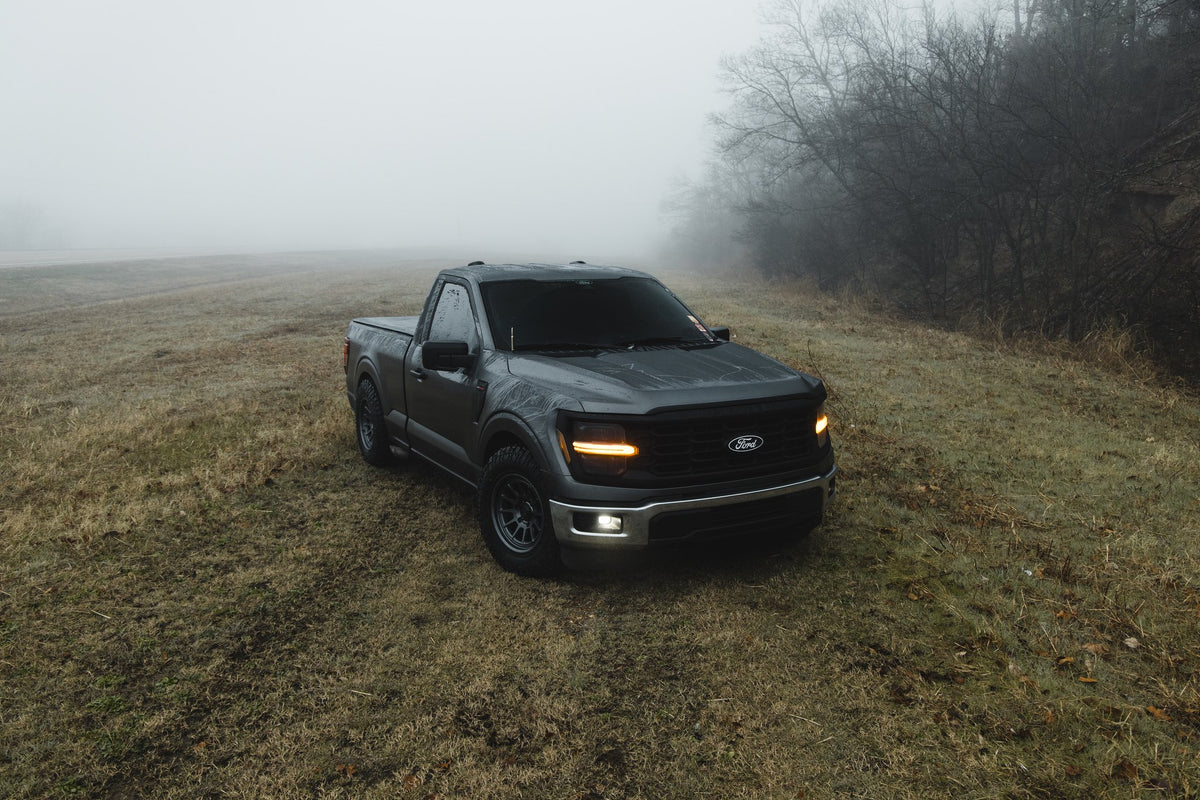Fuel Off-Road FC902 Spur Gloss Gunmetal on a 2024 Ford F150