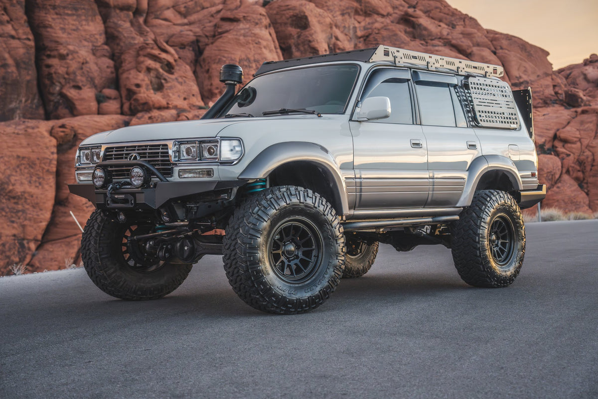Fuel Off-Road FC902 Spur Matte Black on a 1990 Toyota Land Cruiser