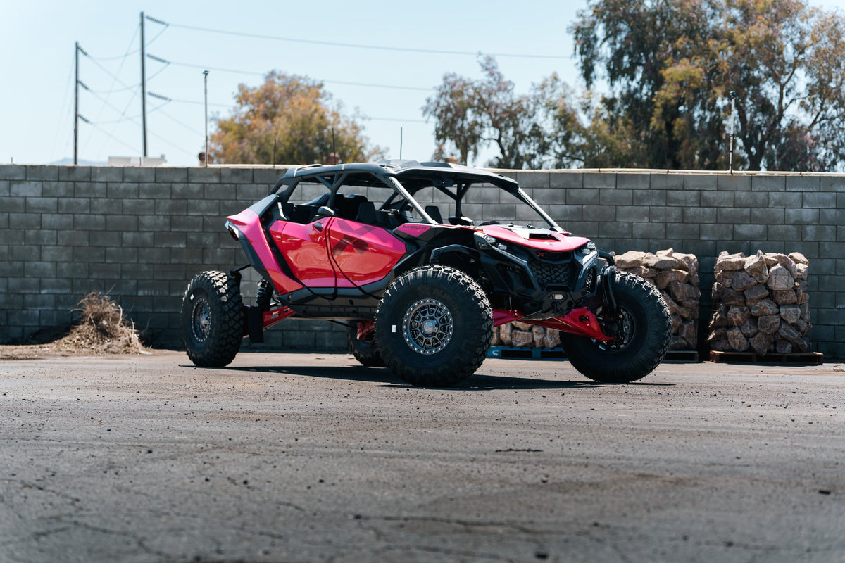 Fuel Off-Road FV832 Cycle UTV Gloss Gunmetal installed on a vehicle