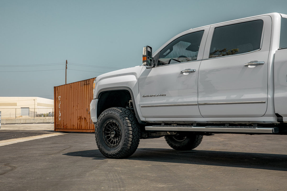 KMC KM542 Impact Satin Black on a GMC Sierra Denali