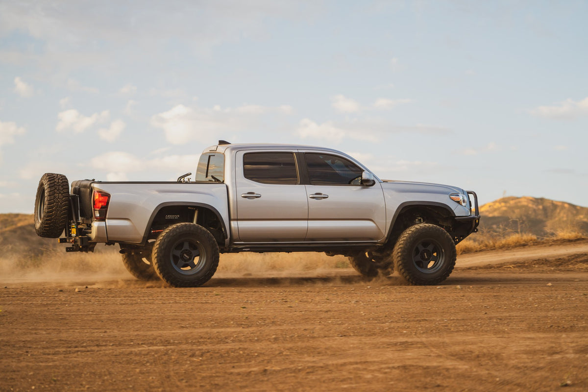 KMC KM728 Lobo Metallic Blue on a Toyota Tacoma