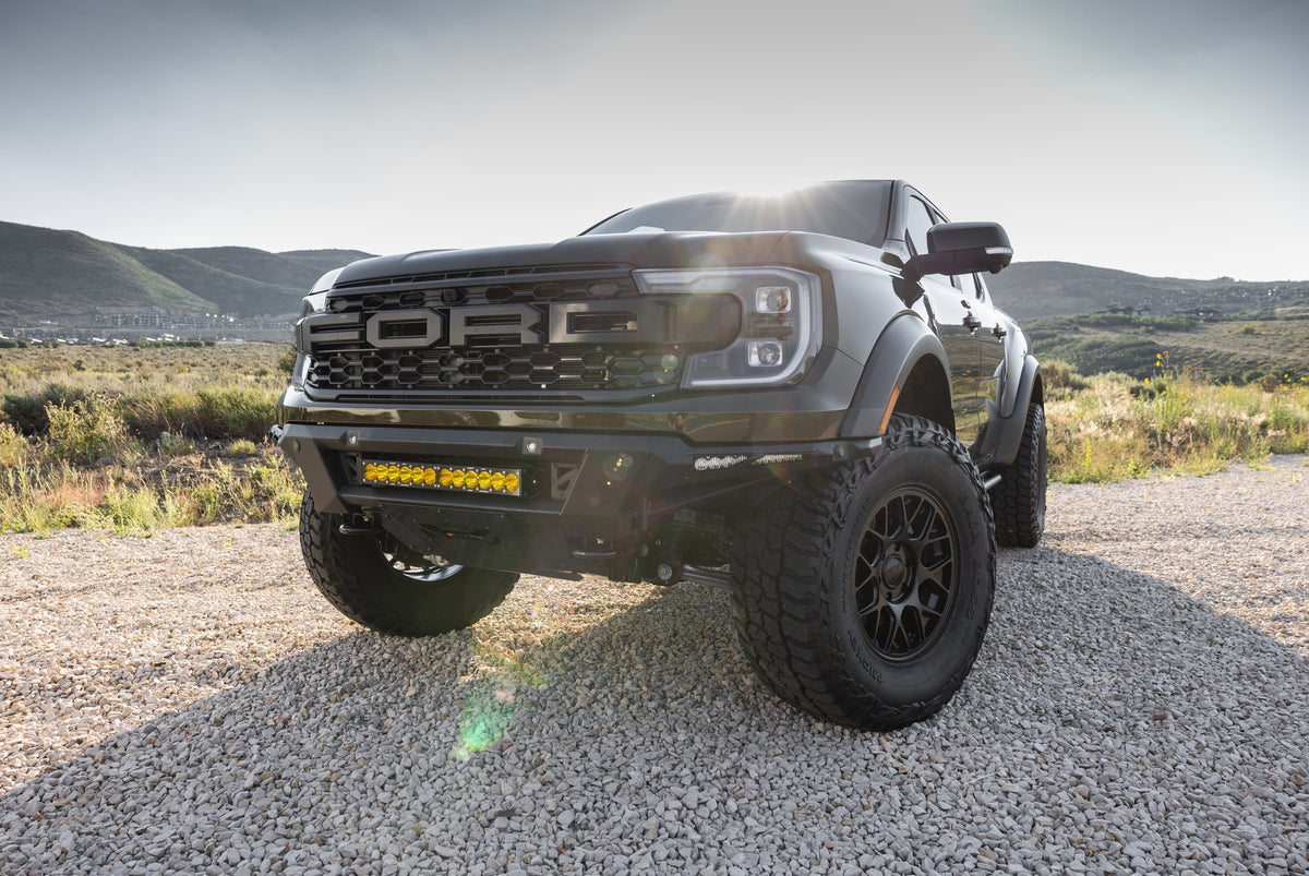 KMC KM730 Hatchet Matte Black on a Ford Ranger Raptor