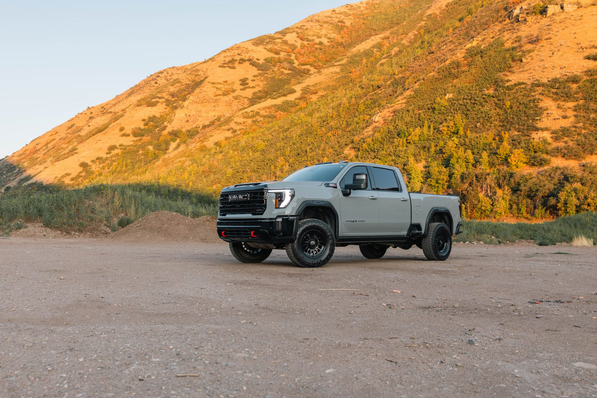 KMC KM733 Impact FFT Gloss Black on a GMC Sierra AT4X