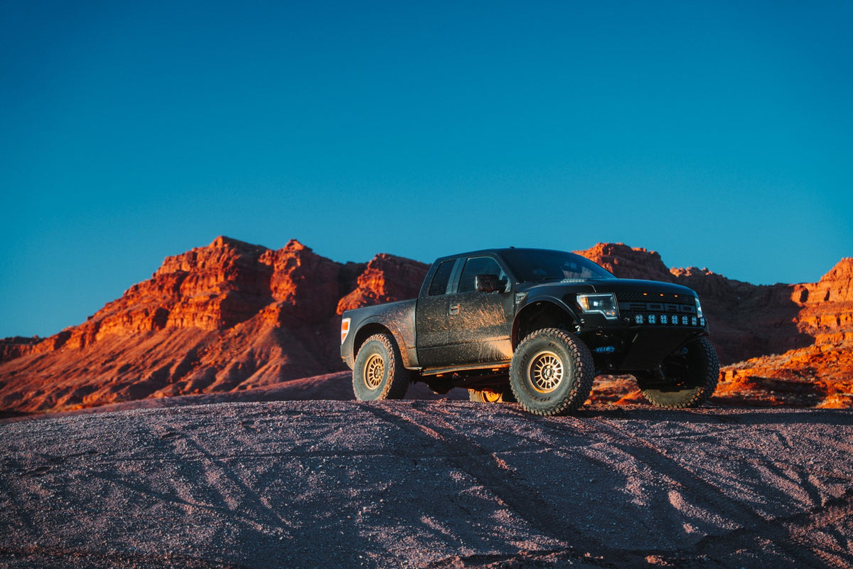 KMC KM733 Impact FFT Matte Bronze on a 2010 Ford F150 Raptor