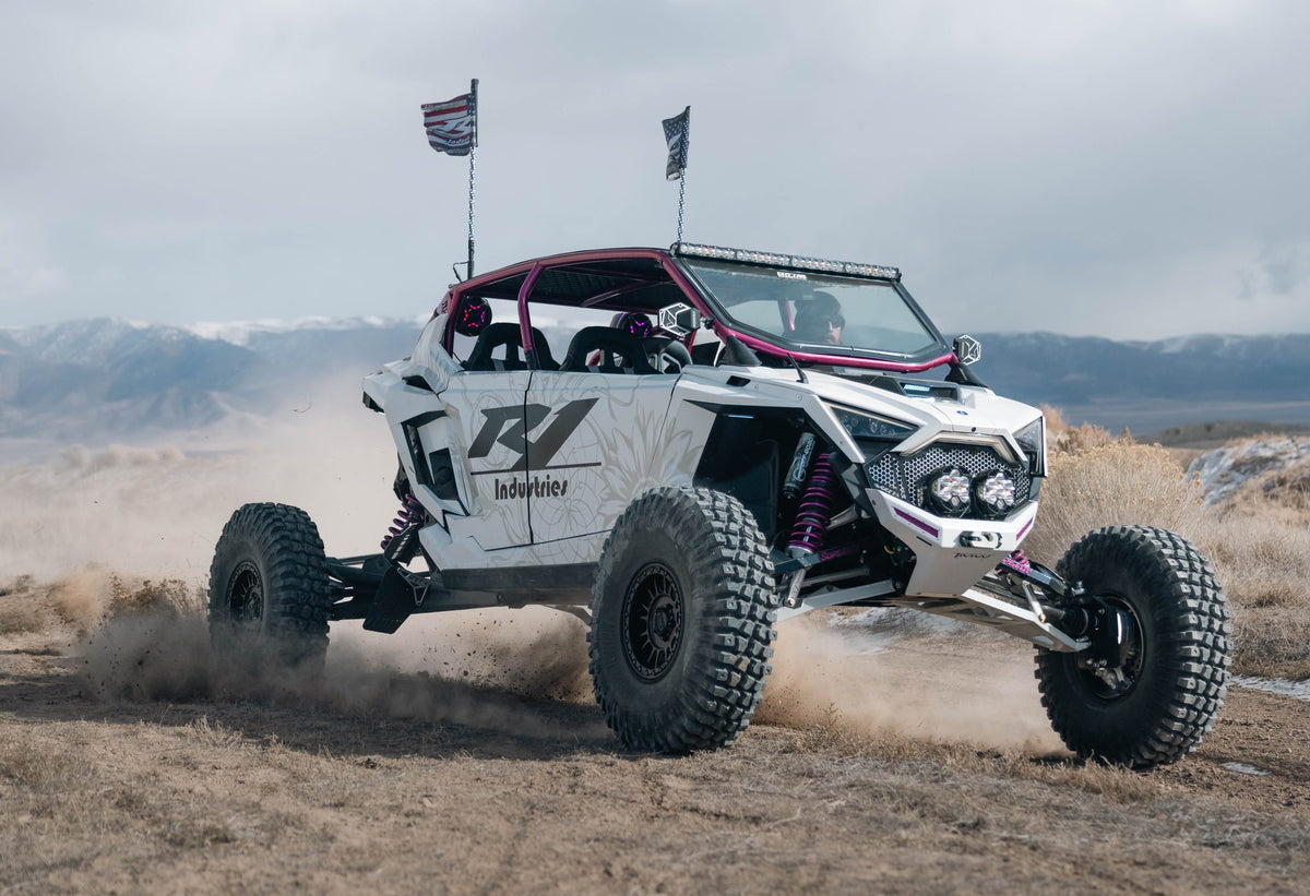 KMC KS239 Impact UTV Beadlock Satin Black on a Polaris RZR Pro R