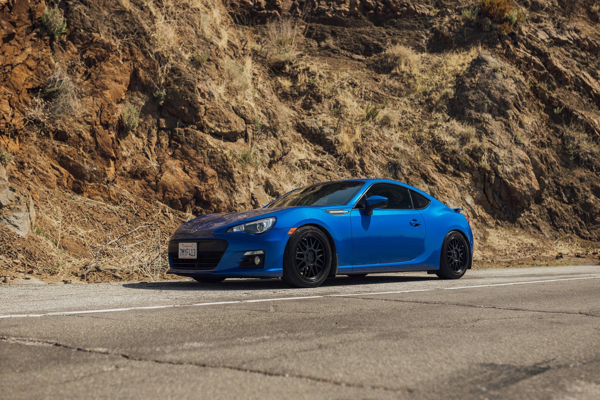 Motegi MR144 M9 Satin Black on a Subaru BRZ
