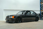 Motegi MR152 SS5 Satin Black on a Mercedes 190E