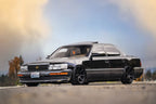 Motegi MR154 Battle Matte Black on a Lexus LS