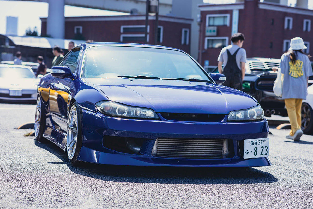 Motegi MR154 Battle Polished on a Nissan S14