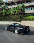Motegi MR160 Battle VI Matsuri White Pearl on an Acura NSX