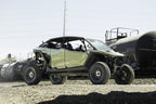 MSA M52 Radar UTV Gloss Black with Machined Face on a Polaris RZR