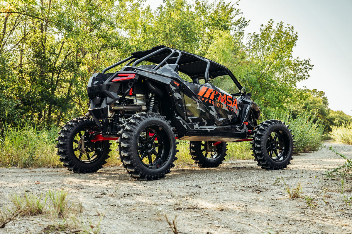 MSA M54 Spark UTV Gloss Black on a Polaris RZR