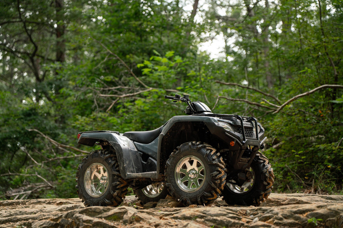 MSA M54 Spark UTV Polished on a Honda FourTrax Rancher