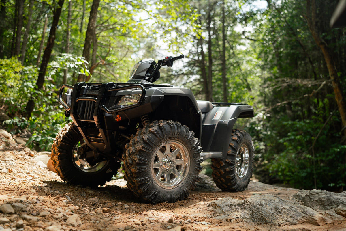 MSA M54 Spark UTV Polished on a Honda FourTrax Rubicon