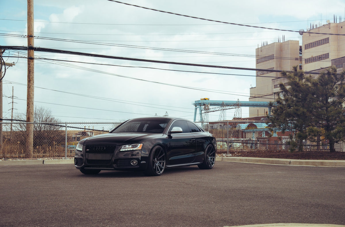 Niche M242 Tifosi Matte Black on a 2011 Audi S5