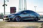 Niche M255 Flash Gloss Black Brushed on a 2020 Infiniti Q60
