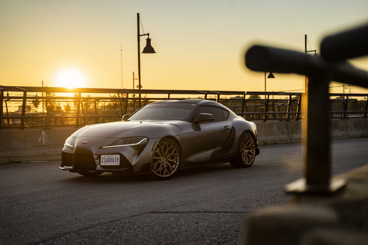 Niche M263 Mazzanti Bronze Brushed on a 2021 Toyota Supra