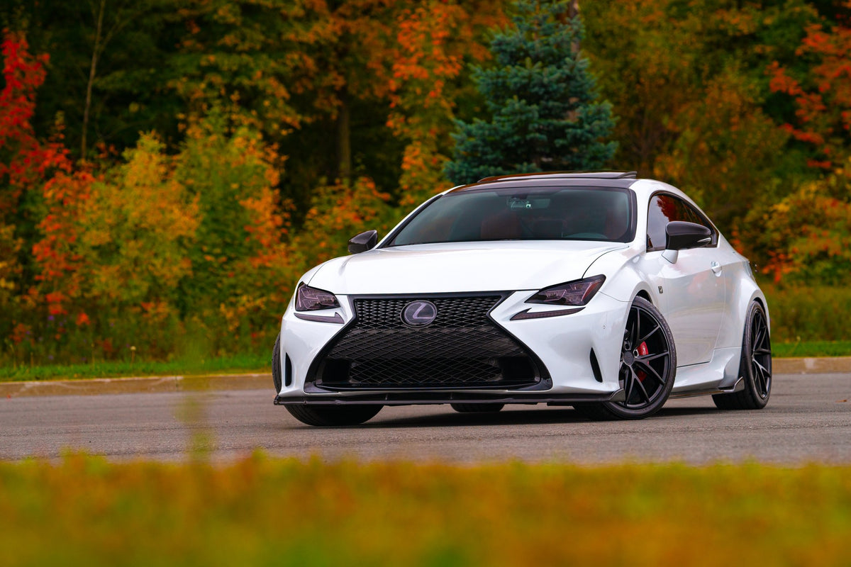 Niche Misano Matte Black on a 2020 Lexus IS F Sport