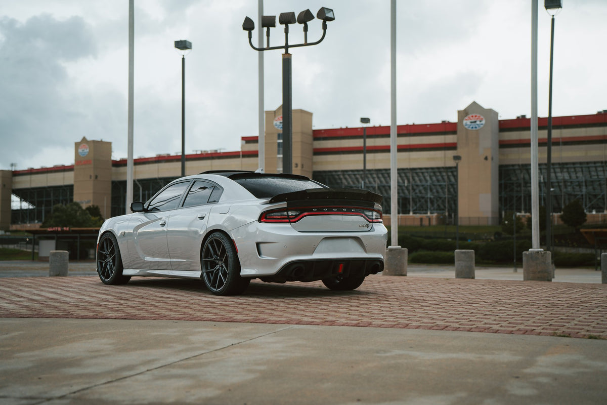 Niche NC279 Prodigy 5 Matte Black on a Dodge Charger Hellcat