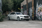 Niche NC279 Prodigy 5 Silver with Machined Face on a 2017 Mercedes S550