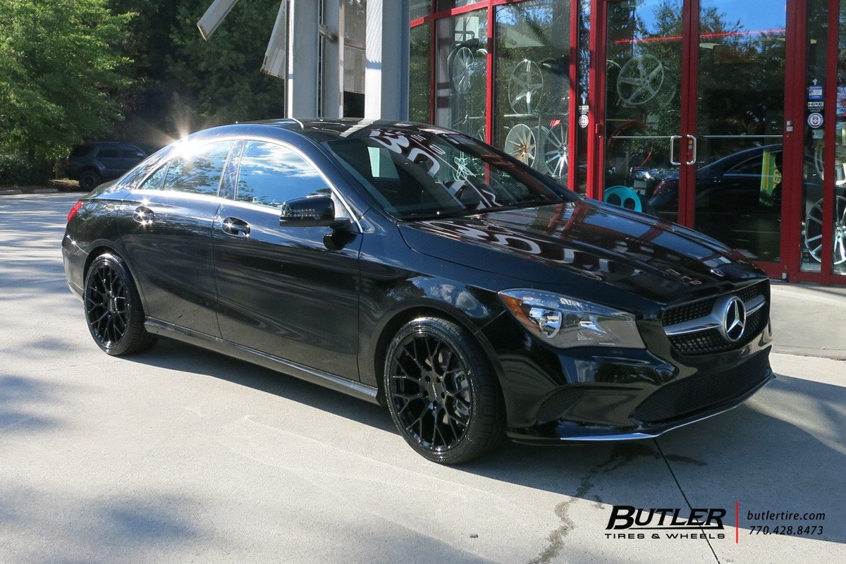 Petrol P2B Gloss Black on a Mercedes CLA 250