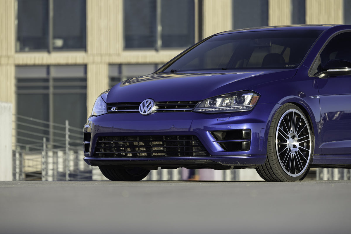 Petrol PE001 P1D Gloss Black with Machined Face on a VW Golf R