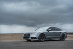 Rotiform R194 BTL Matte Black with Black Cap on an Audi S7