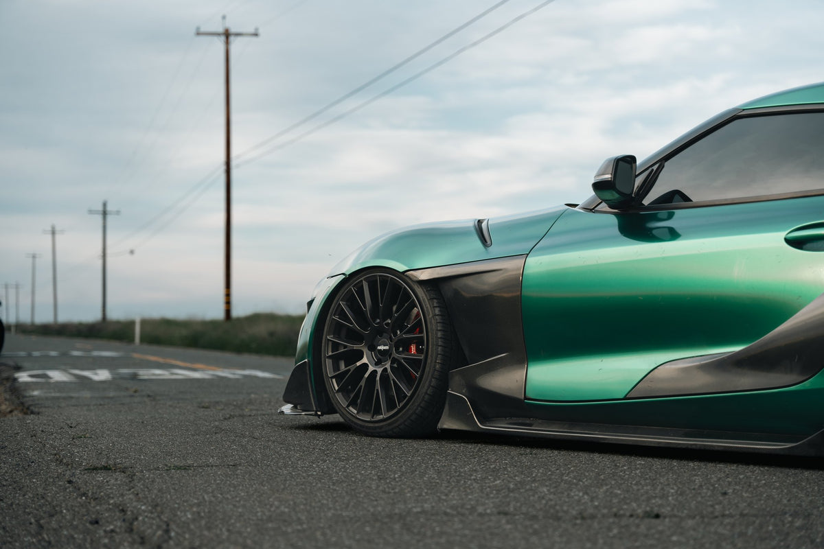 Rotiform RC201 LSE Satin Black on a Toyota Supra