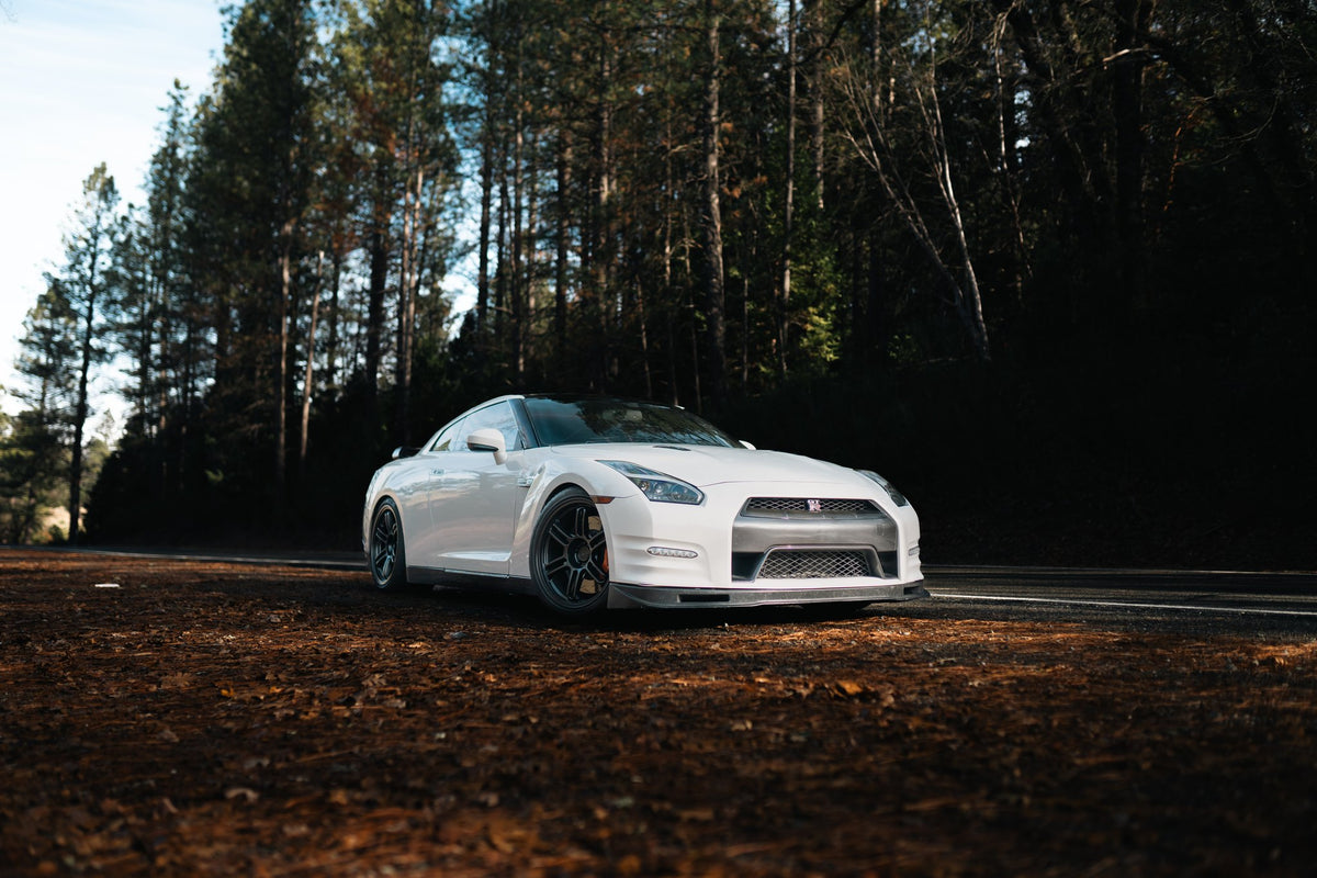 Rotiform RC209 RPS Matte Black on a 2015 Nissan GT-R
